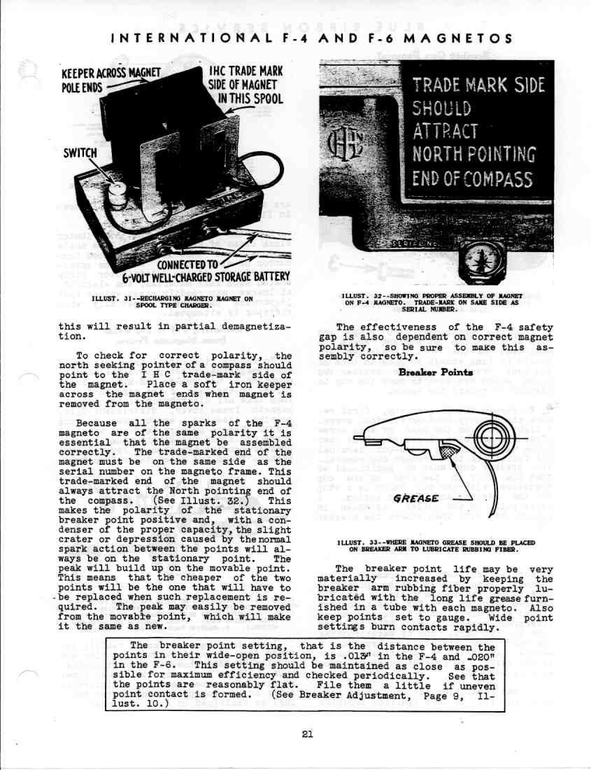 GSS-5035 Service Manual Magnetos